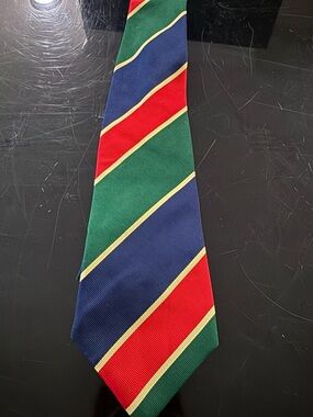 CERRUTI 1881 Silk Tie Classic Length Wide Made in France